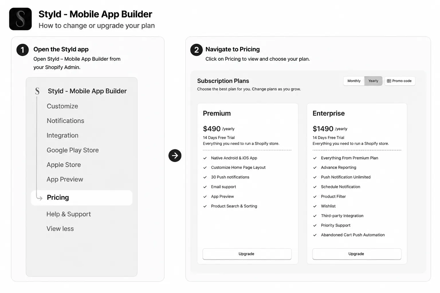 Step 1 screenshot preview